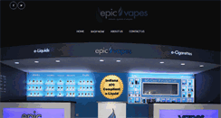 Desktop Screenshot of epicvapes.com